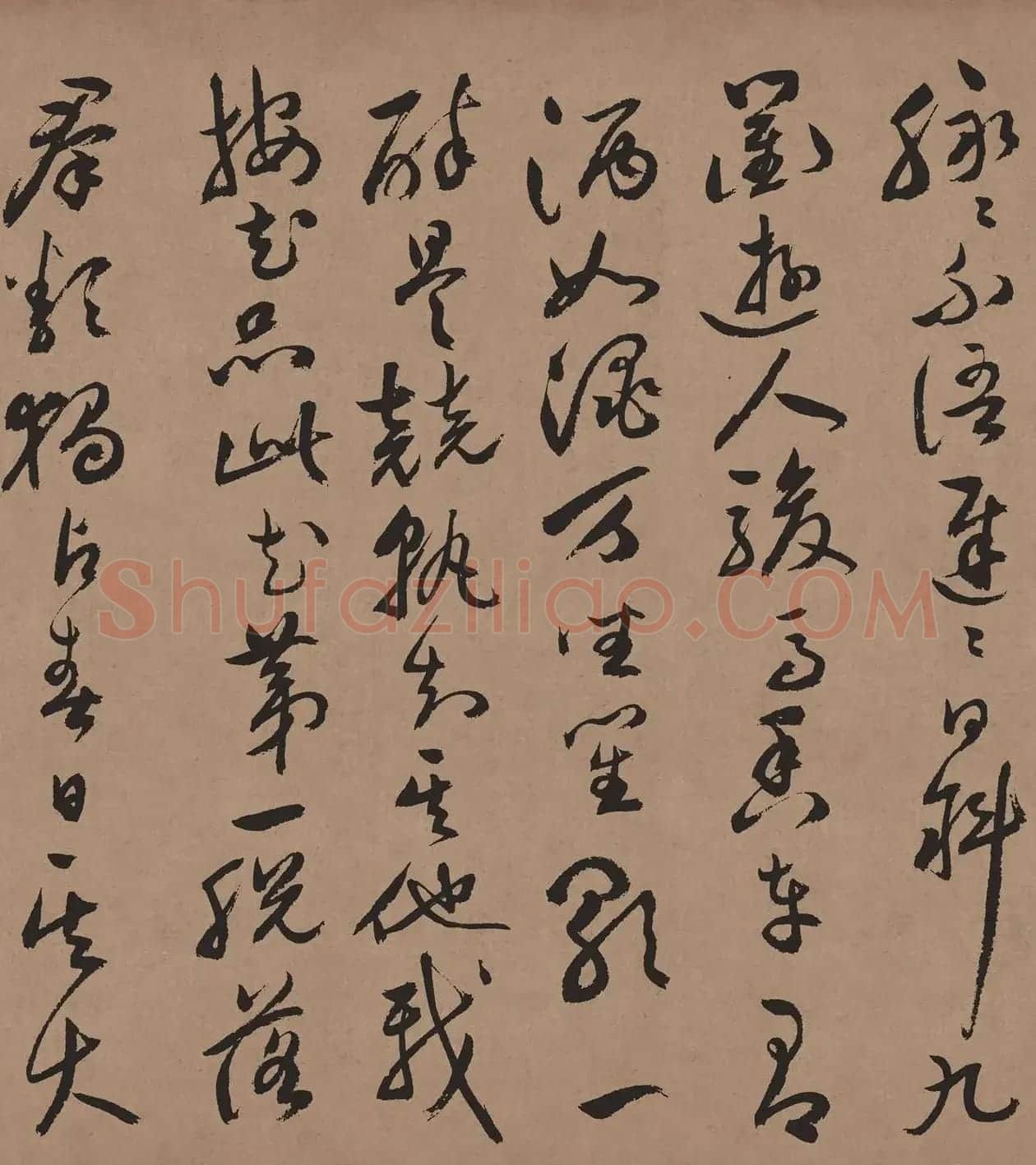 祝允明65岁行草书法《牡丹赋》彩色高清 | 软笔书法作品