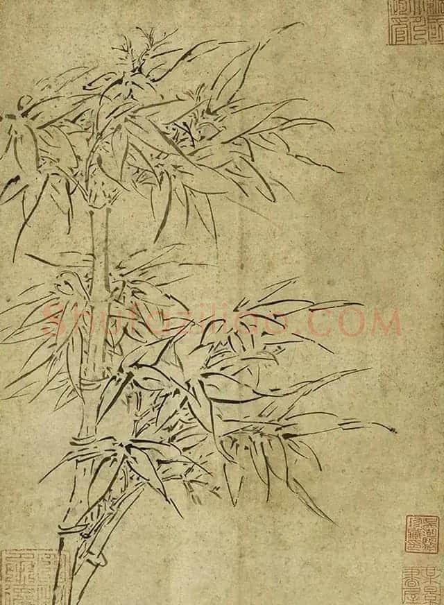 管道昇书画欣赏《秋深帖》+《墨竹图》 | 传世书法作品精选