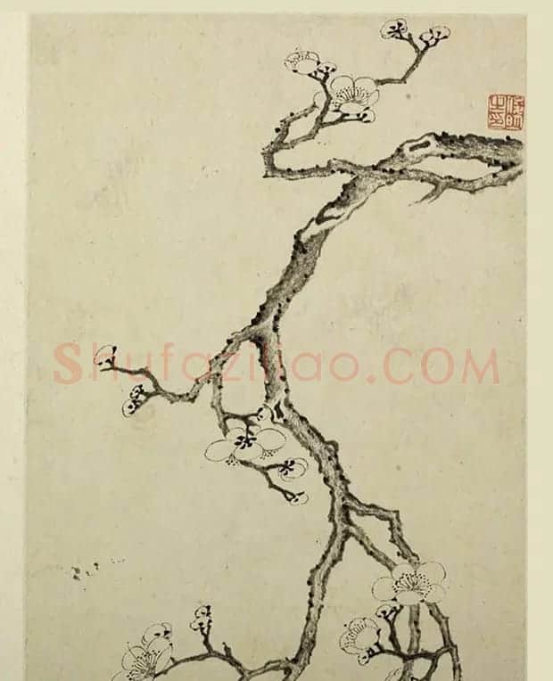 清代金俊明书画欣赏《梅花图册》 | 传世书法作品鉴赏