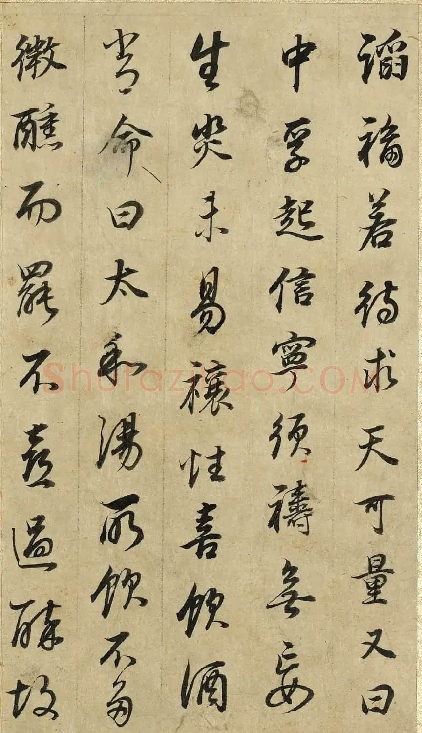 董其昌43岁行书邵雍无名公传册 | 毛笔书法作品