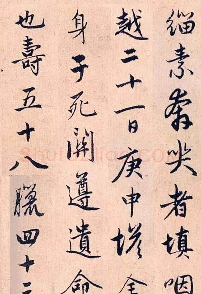 赵孟頫行书字帖欣赏《高峰和尚行状》 | 书法名家作品鉴赏