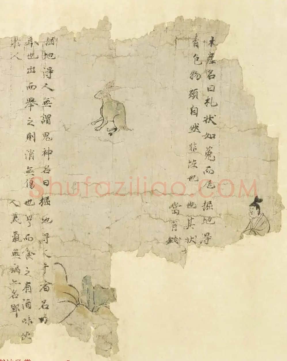 敦煌文献《白泽精怪图》两种图卷残本 | 敦煌写经鉴赏