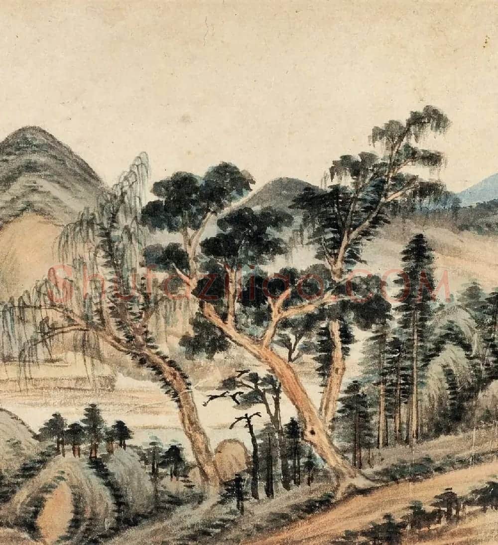 董其昌晚年书画精品《仿黄公望富春大岭图》 | 传世书法作品精选