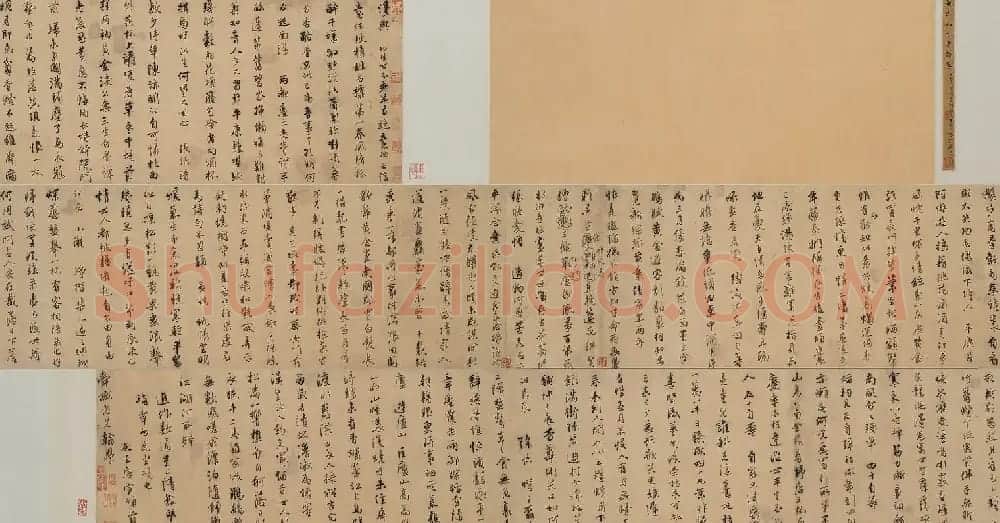 唐寅行书自书诗稿《唐六如自书诗卷》 | 书法长卷