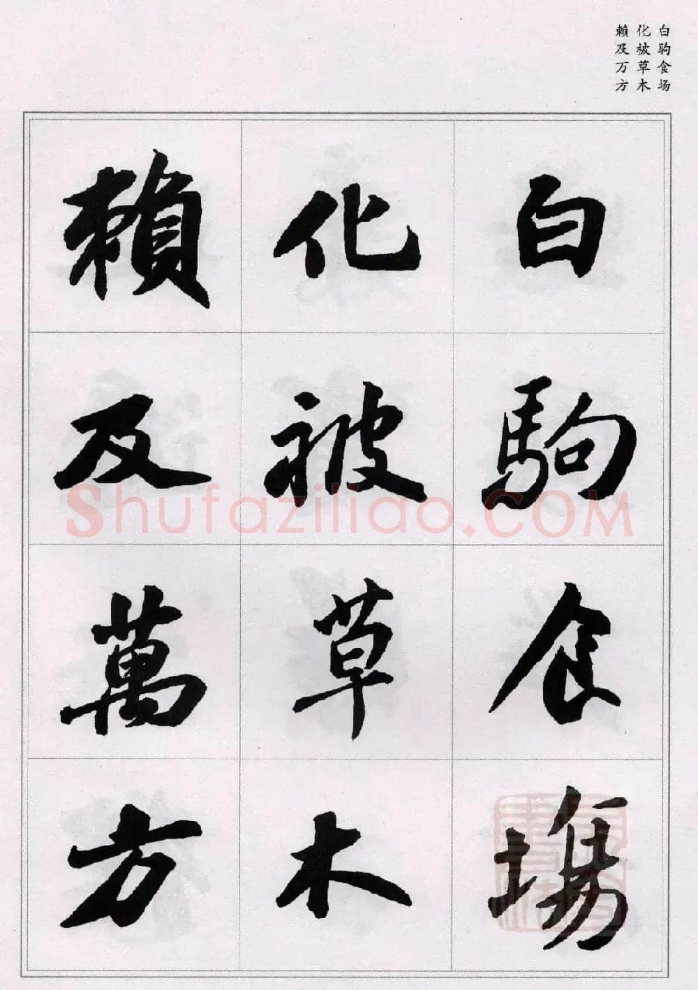 苏轼行书集字《千字文》 | 毛笔书法作品