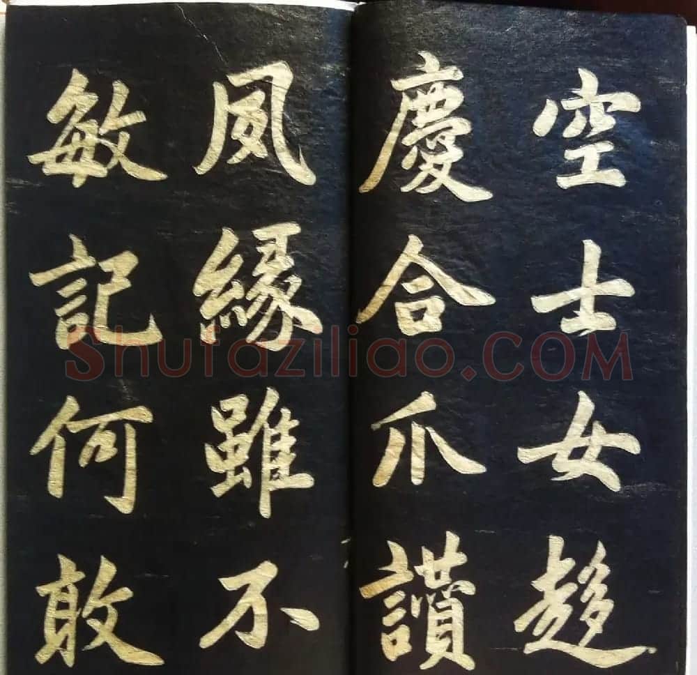 兰新家传书法帖分享《赵文敏观音殿》 | 书法作品赏析