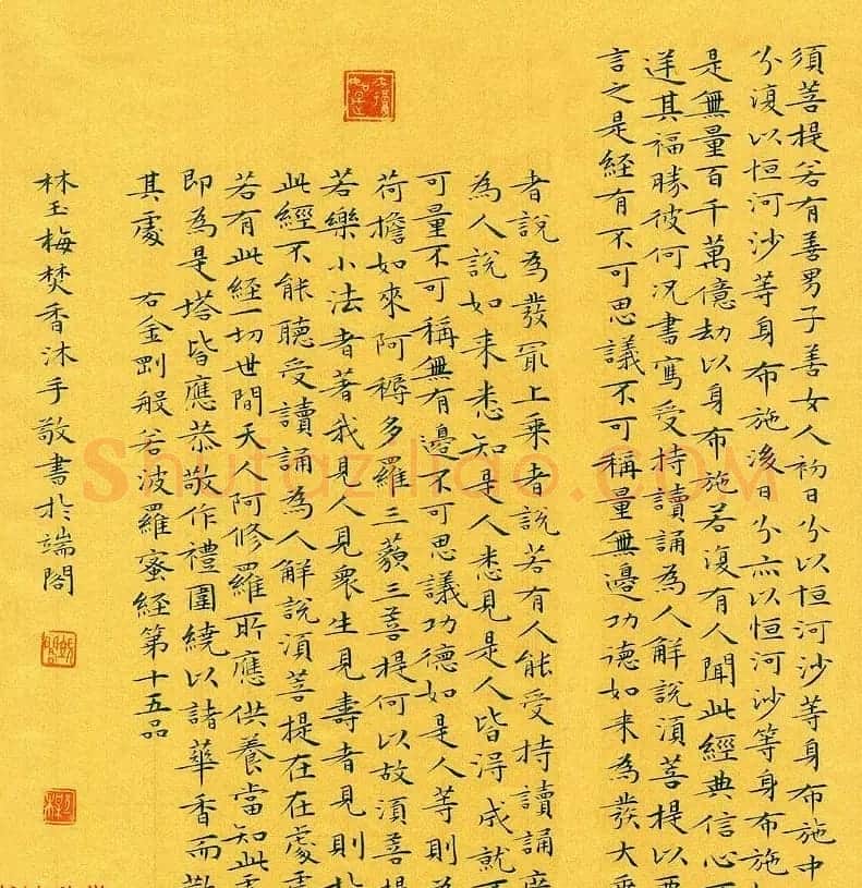 漳州市女书法家林玉梅小楷金刚经 | 书法作品赏析