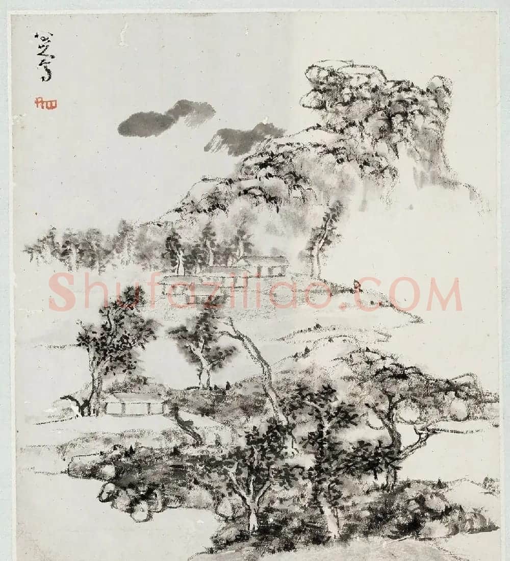 西泠印社镇馆之宝：《朱耷山水册》 | 传世书法作品赏析