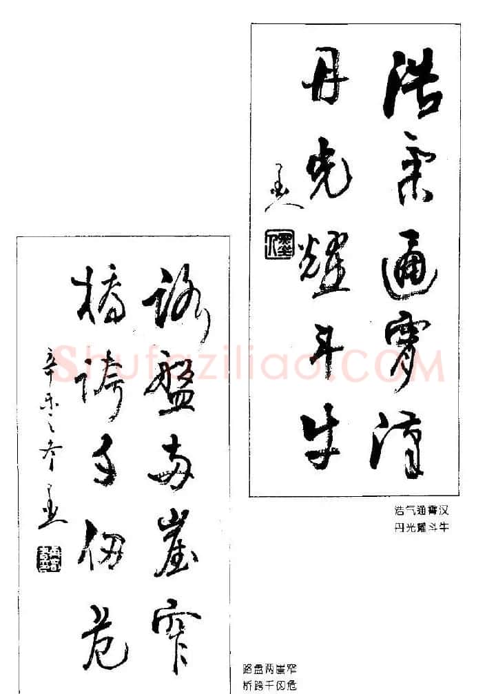 杨再春书法作品五言对联 | 名家书法作品赏析