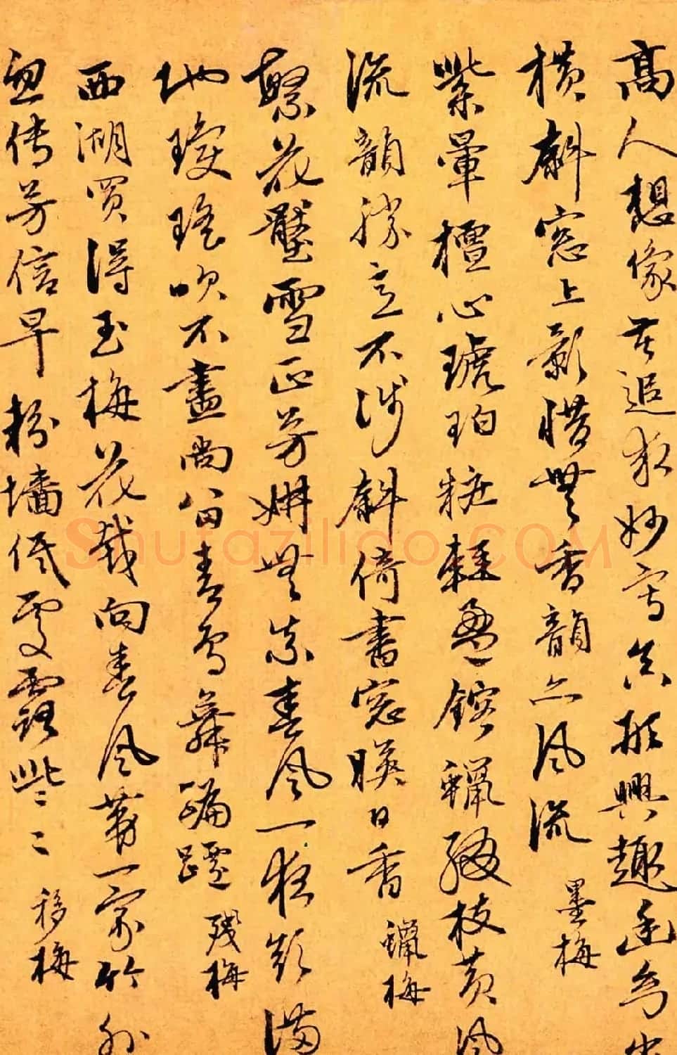 赵孟頫第三子赵奕行书梅花五十咏卷 | 书法长卷