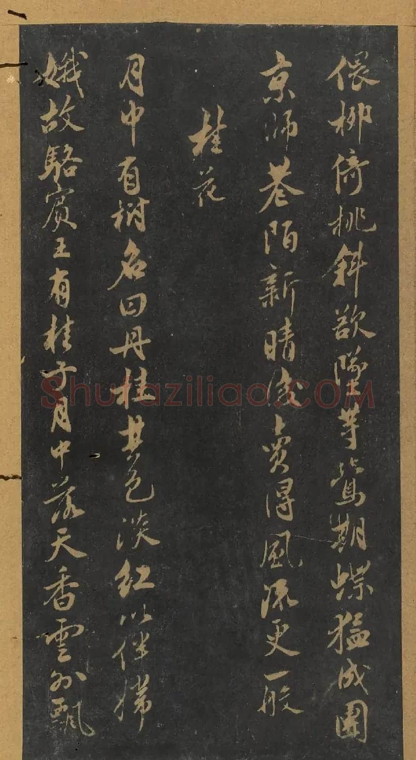 米芾行书《十二花诗帖》（日本藏） | 毛笔书法作品