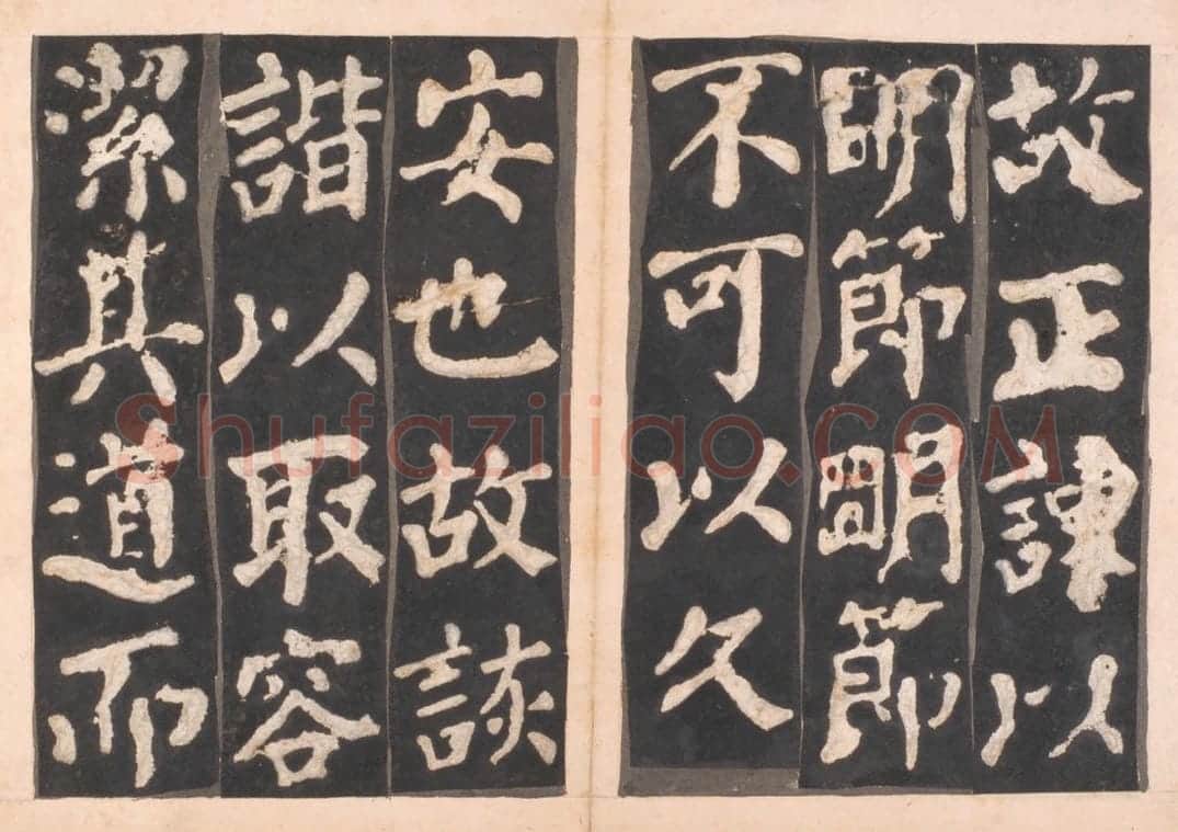 宋拓唐东方画赞碑 | 故宫铭刻类藏品