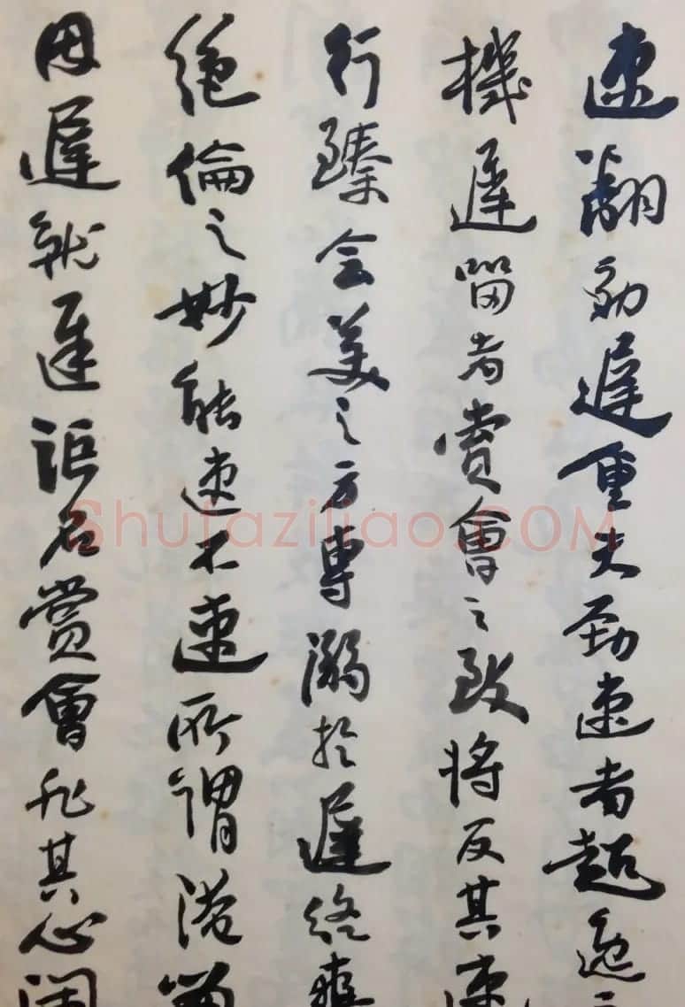 费新我书法册页欣赏《书谱》 | 书法作品欣赏
