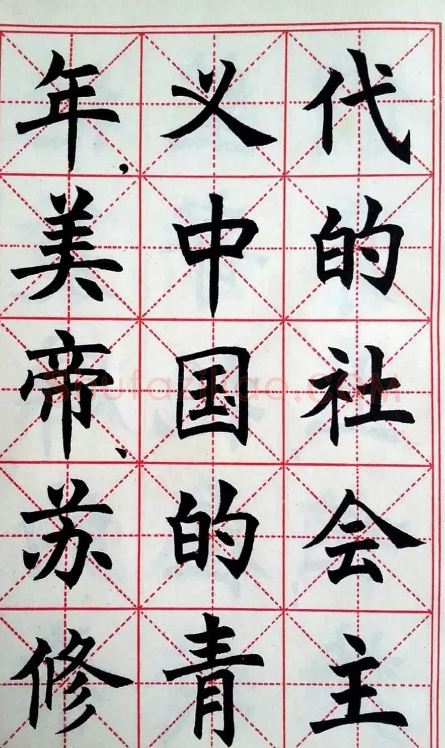 孙信德中楷字帖《金训华同志日记摘抄》 | 软笔楷书字帖