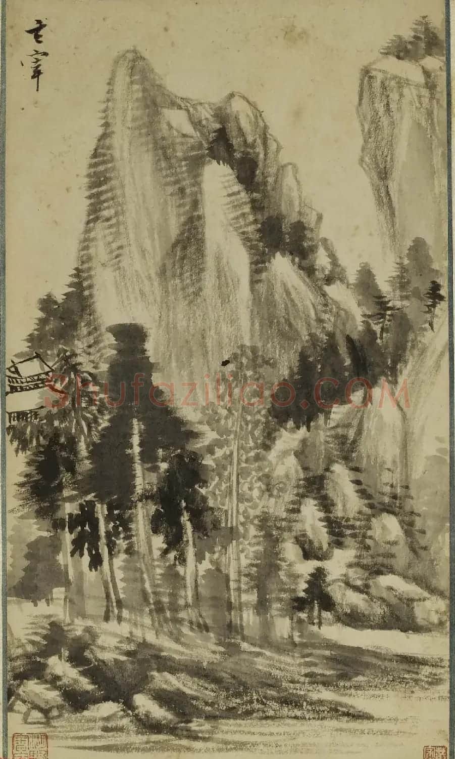 董其昌书画作品欣赏《画禅室小景册》 | 传世书法作品欣赏