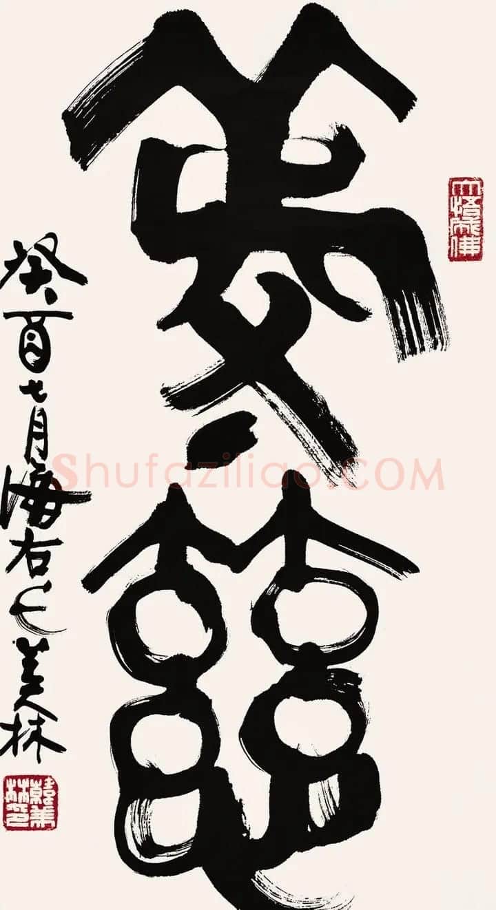 韩美林独特艺术作品《天书》 | 书法名家作品欣赏