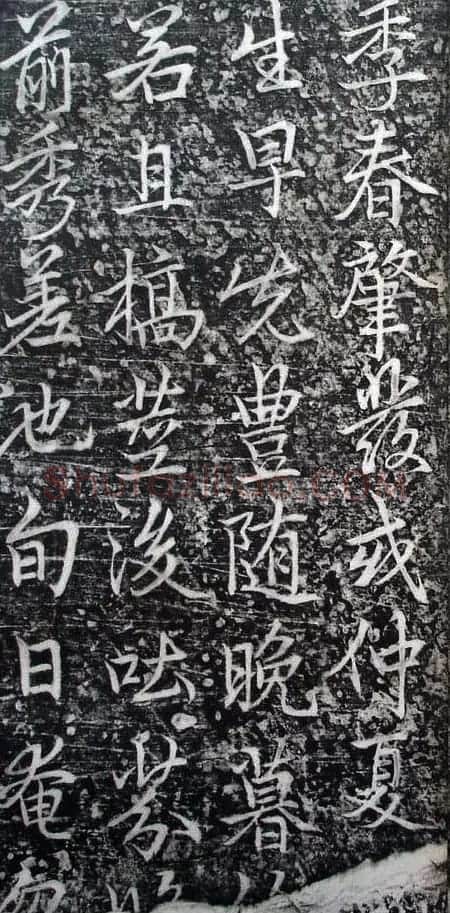 李北海李邕行书欣赏《娑罗树碑记》 | 书法碑帖