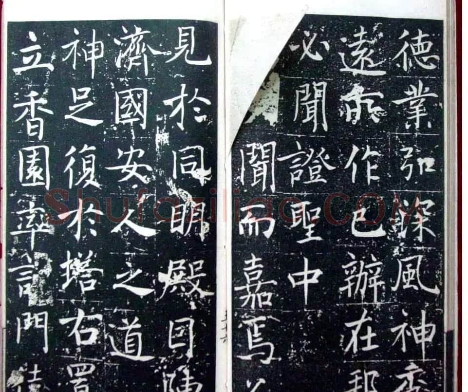 褚遂良楷书欣赏善才寺碑宋拓本 | 书法碑帖