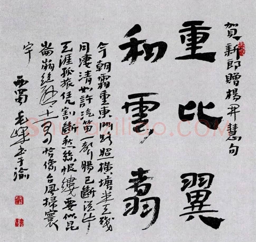 名家书法作品欣赏《毛主席诗词》第二辑 | 名家书法作品赏析