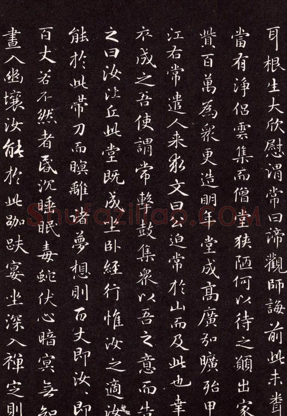 赵孟頫行楷书法抚州永安禅院僧堂记 | 名家书法作品赏析