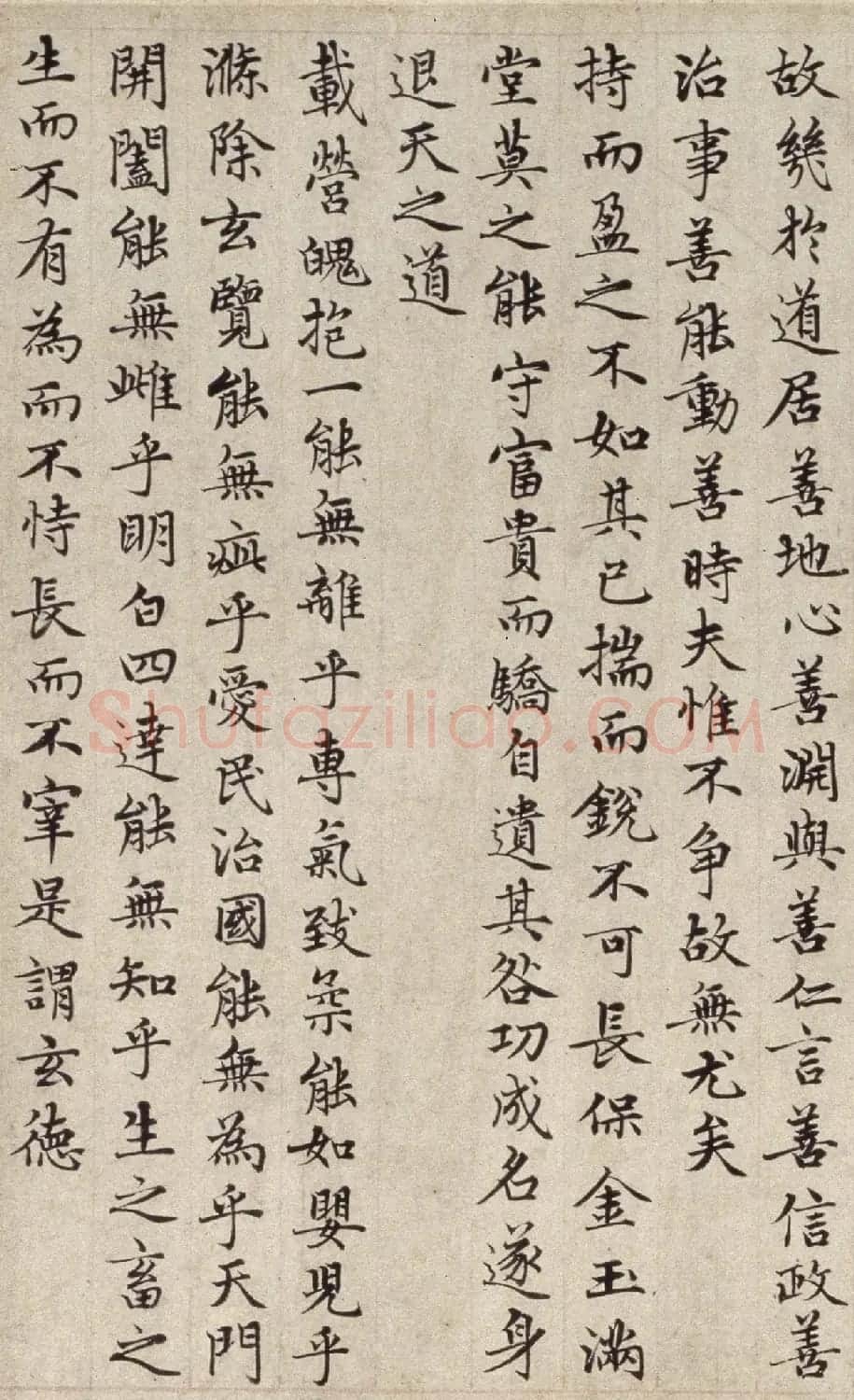赵孟頫(款)小楷道德经卷 | 书法长卷