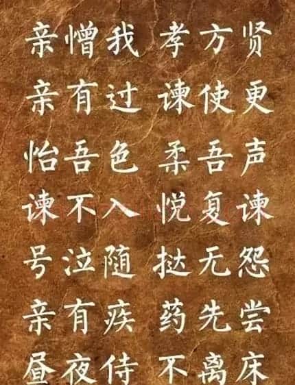 柳体楷书欣赏《李毓秀弟子规》 | 书法作品鉴赏