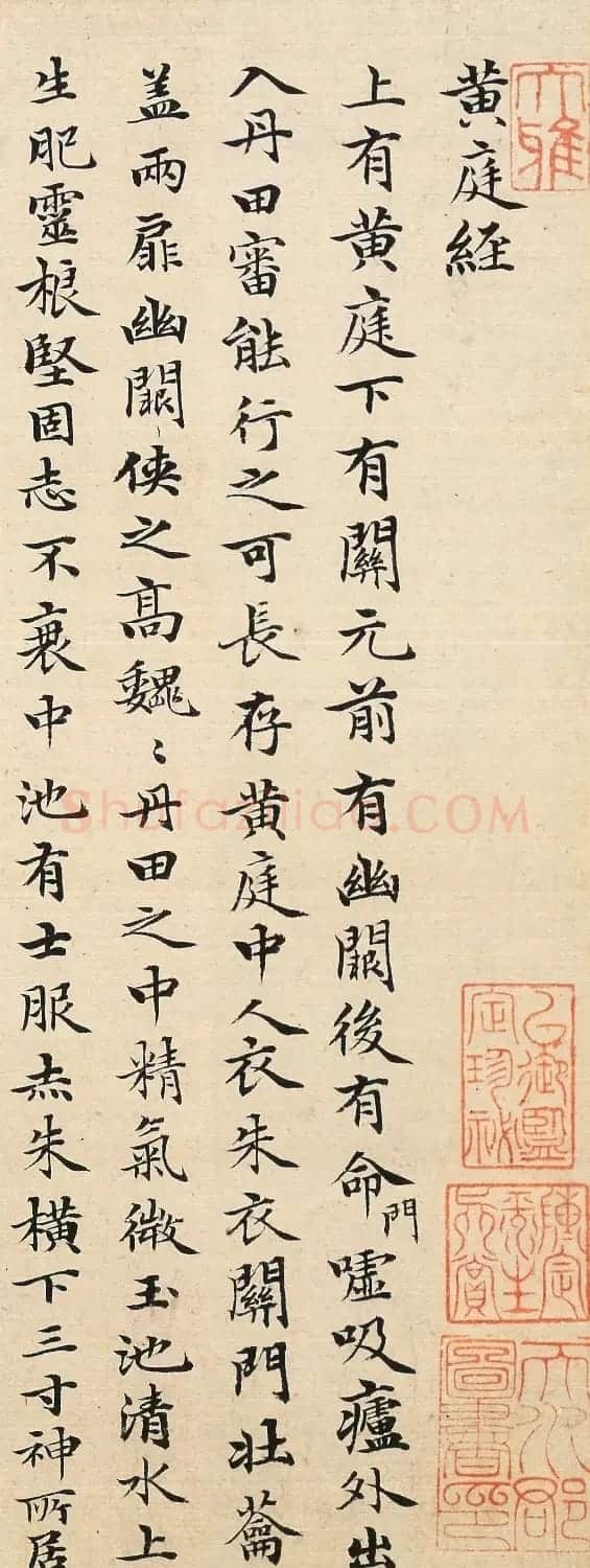 赵孟頫48岁小楷临《黄庭经》 | 书法名家作品欣赏