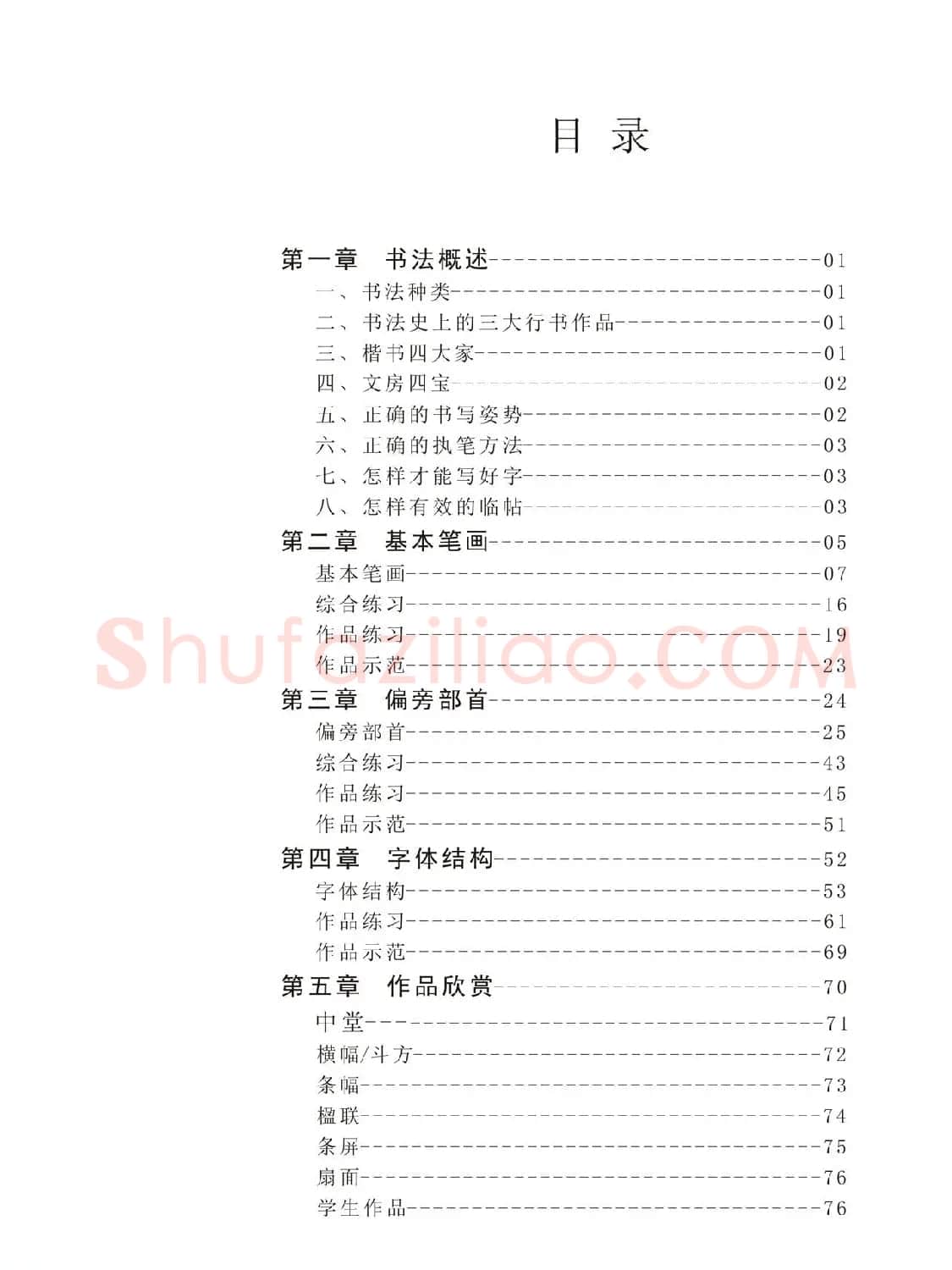 王丙申高清书法字帖《毛笔楷书入门教程》 | 毛笔楷书字帖