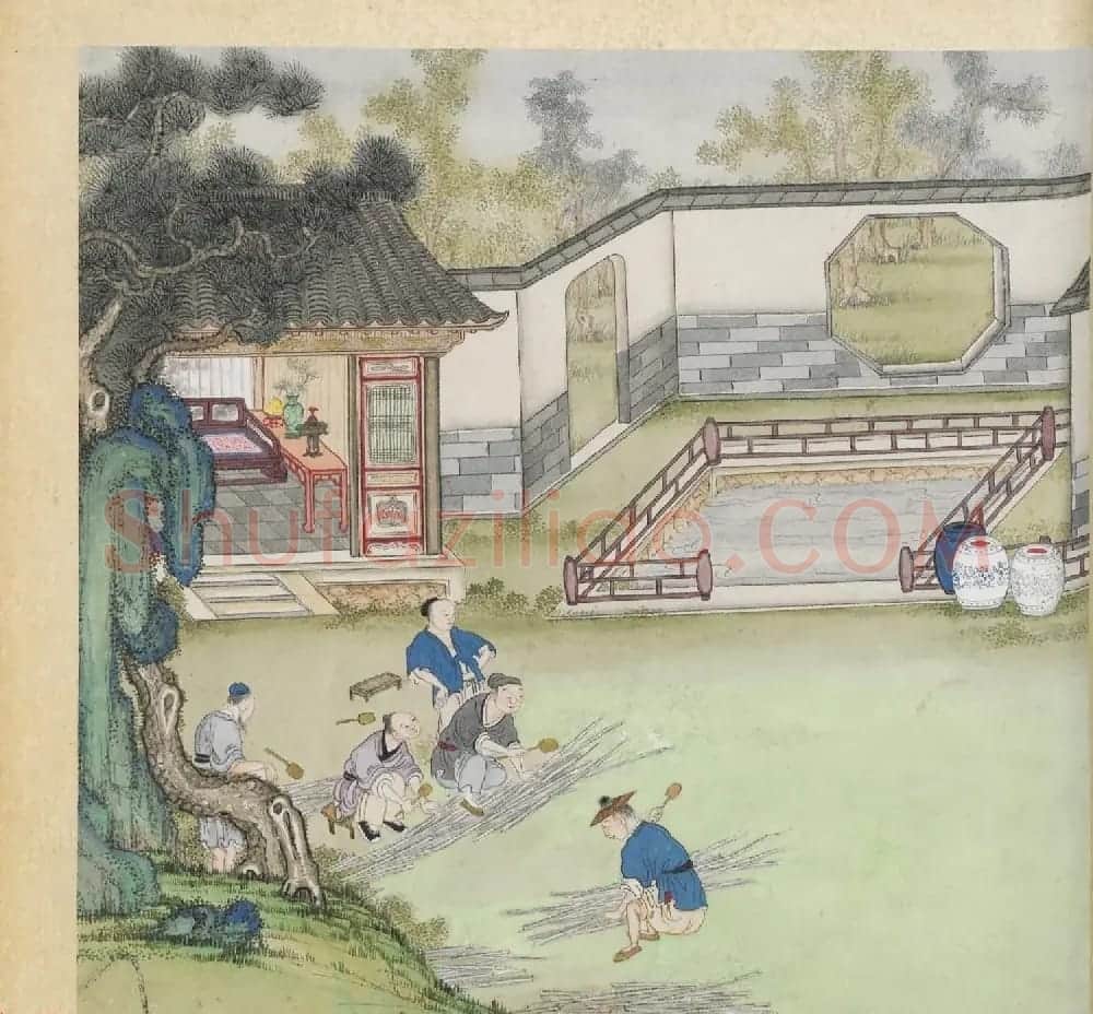 彩色字画大图欣赏《新诗造纸书画谱》 | 传世书法作品精选