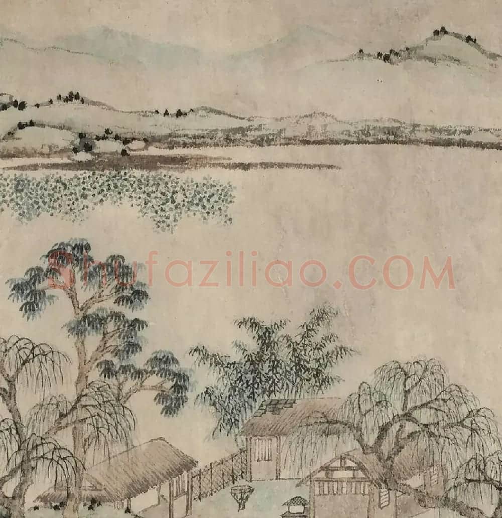 明代沈周采菱图卷 | 传世书法作品精选