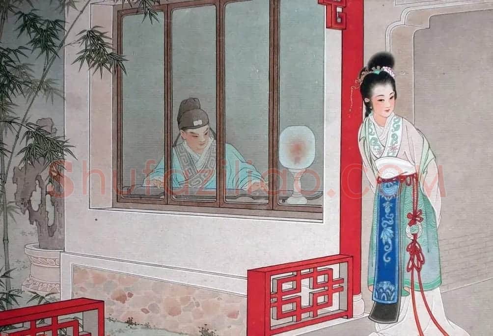 王叔晖绘画作品图册欣赏《西厢记》 | 传世书法作品赏析
