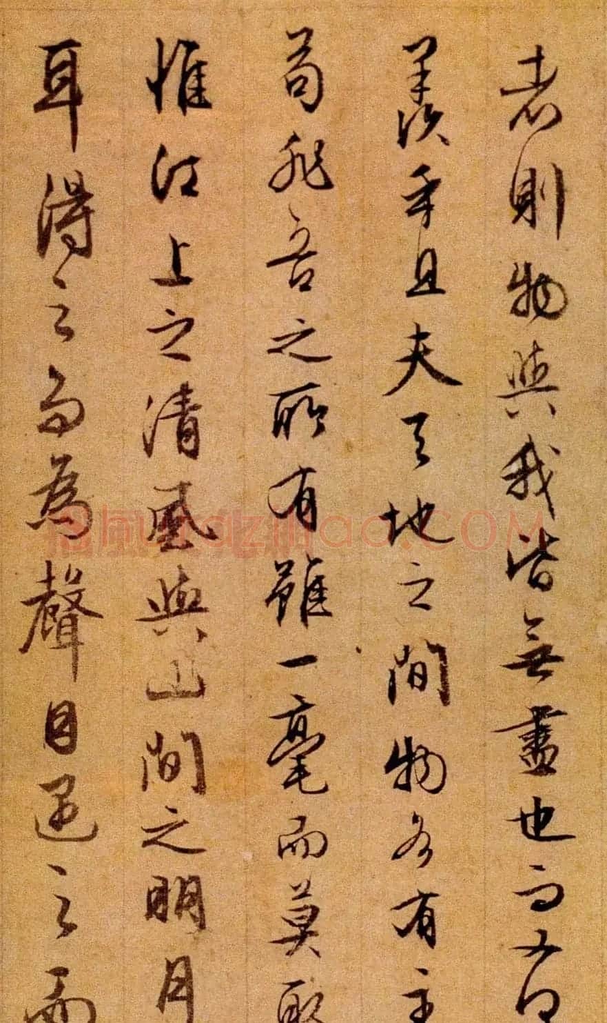文徵明87岁行草书法《赤壁赋》两种 | 书法名家作品欣赏