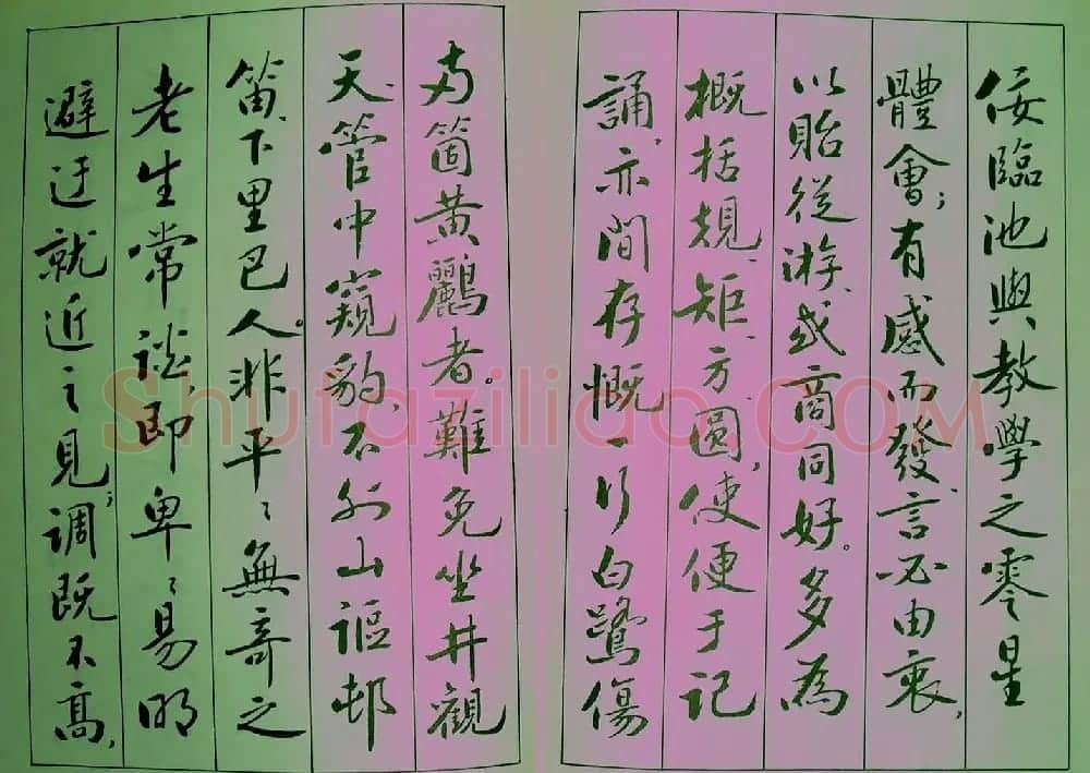 青少年行书范本《廖蕴玉著并书.论书七绝句一百首》 | 软笔行书字帖