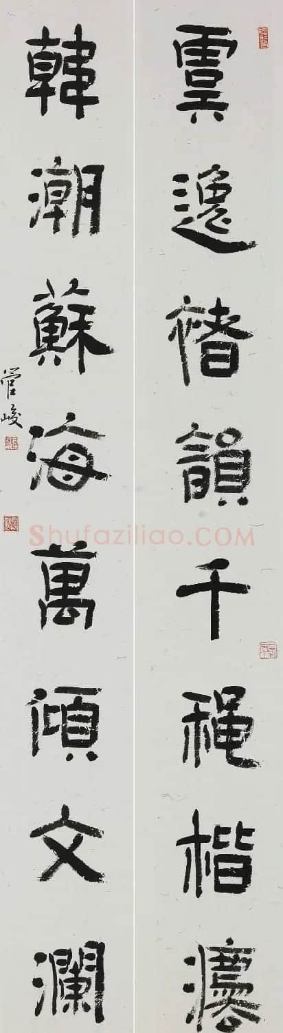 江苏管峻书法作品欣赏 | 书法作品赏析