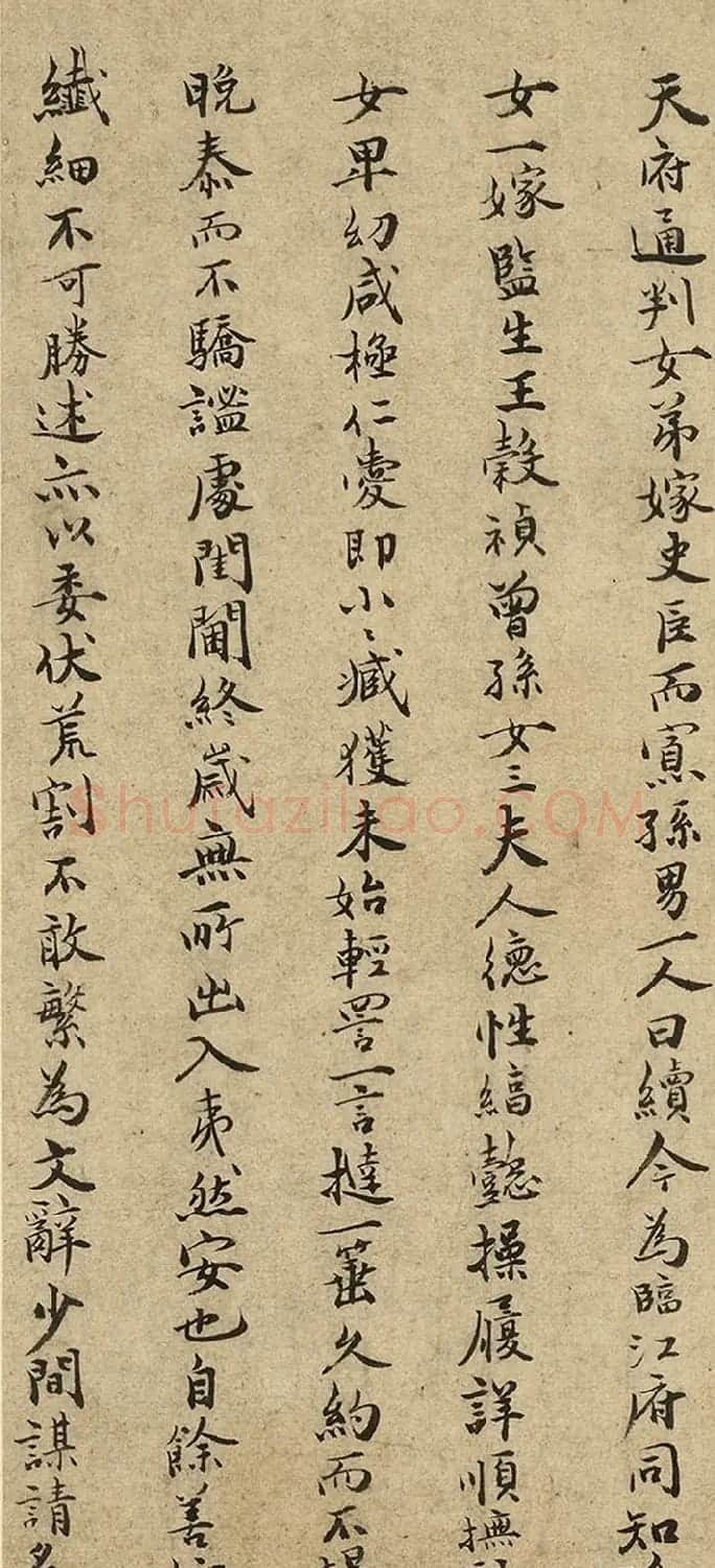 祝允明65岁小楷《先母陈夫人手状册》 | 名家书法作品赏析