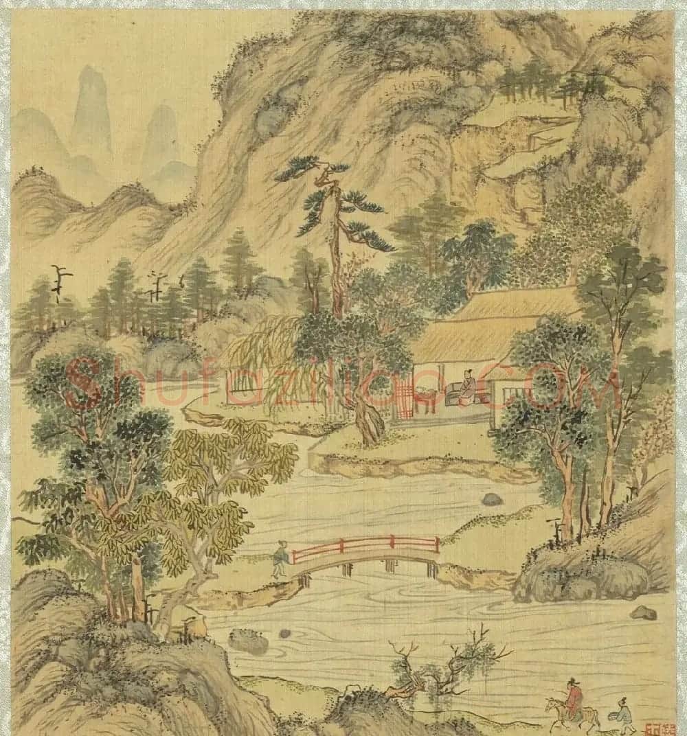 明代陆士仁字画欣赏《湖山佳趣》册 | 传世书法作品鉴赏