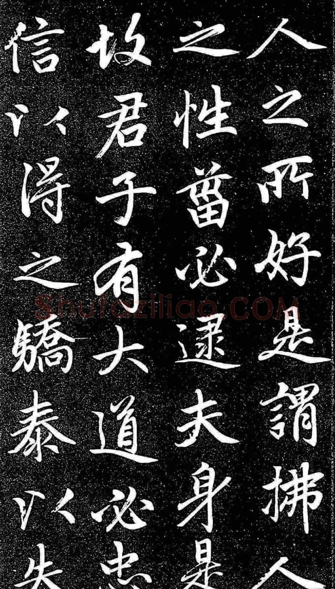 赵孟頫行楷字帖《松雪斋法书-大学》 | 软笔行书字帖
