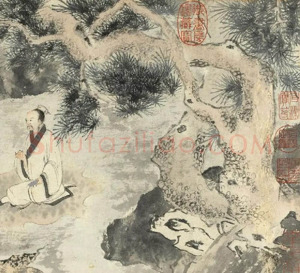 明代唐寅书画欣赏《烧药图》 | 传世书法作品欣赏