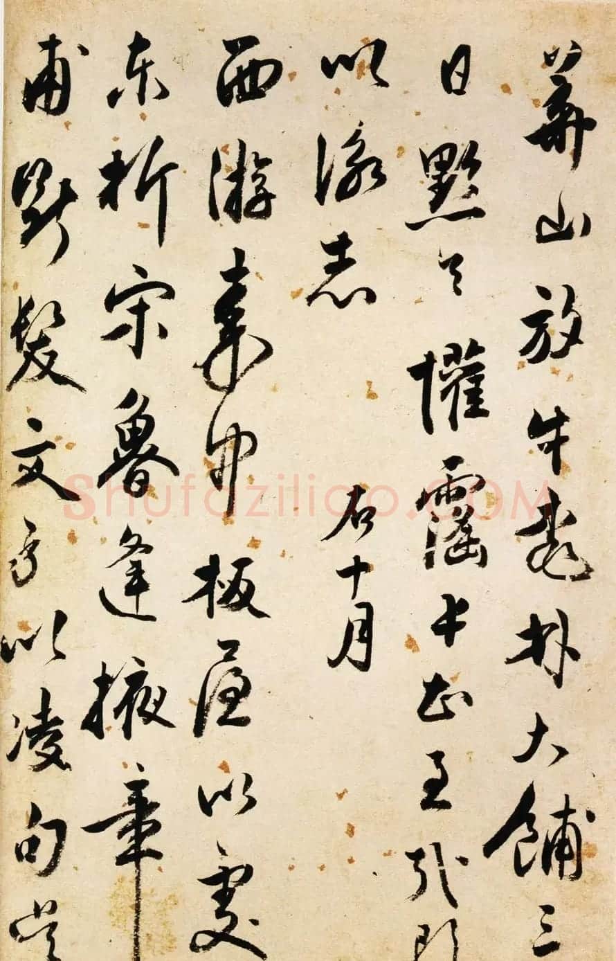 明代王世贞行草书法作品欣赏《乐府词》 | 名家书法作品精选