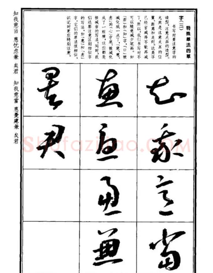 书法字海《王羲之草书十七帖解析字帖》 | 毛笔草书字帖