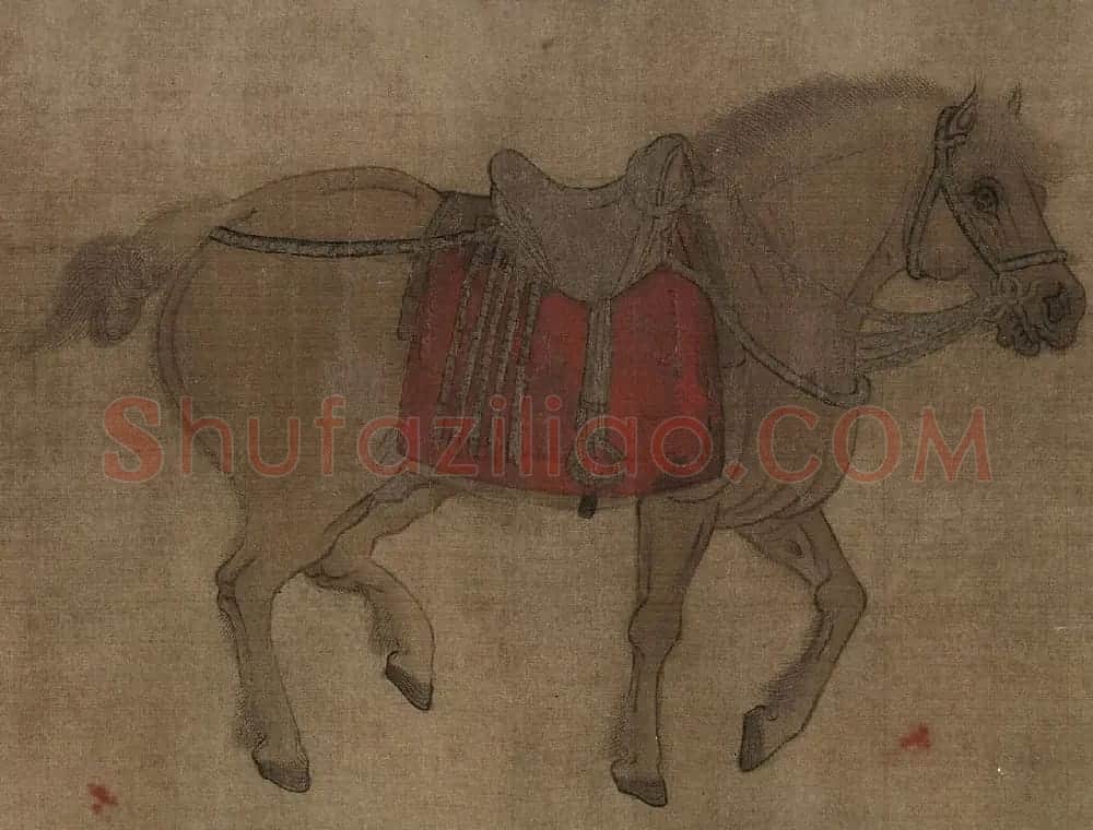 金代赵秉文62岁书法题赞《昭陵六骏》 | 传世书法作品鉴赏