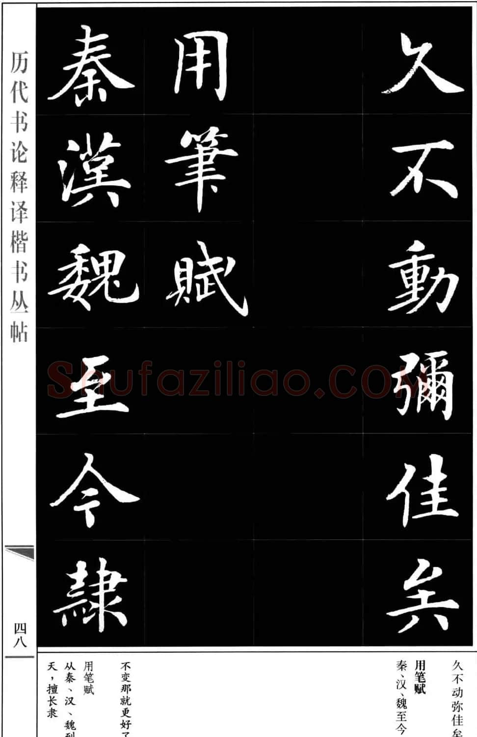 房弘毅书法字帖《王羲之书论四篇》 | 毛笔楷书字帖