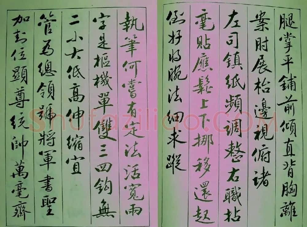 青少年行书范本《廖蕴玉著并书.论书七绝句一百首》 | 软笔行书字帖