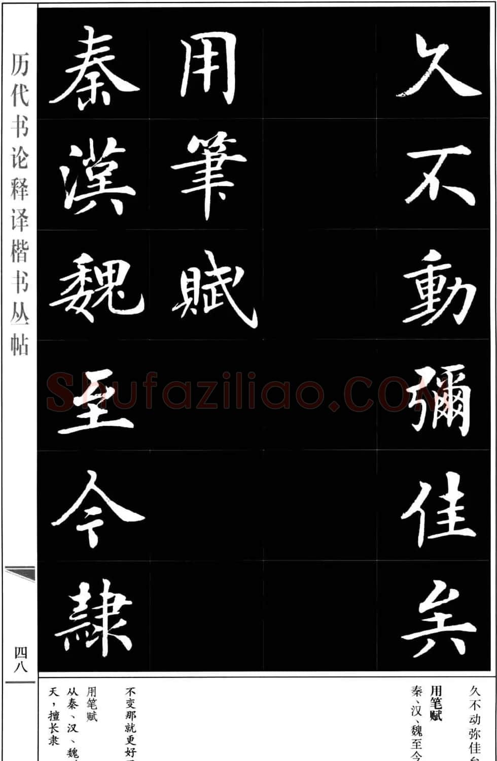 房弘毅书法字帖《王羲之书论四篇》 | 毛笔楷书字帖