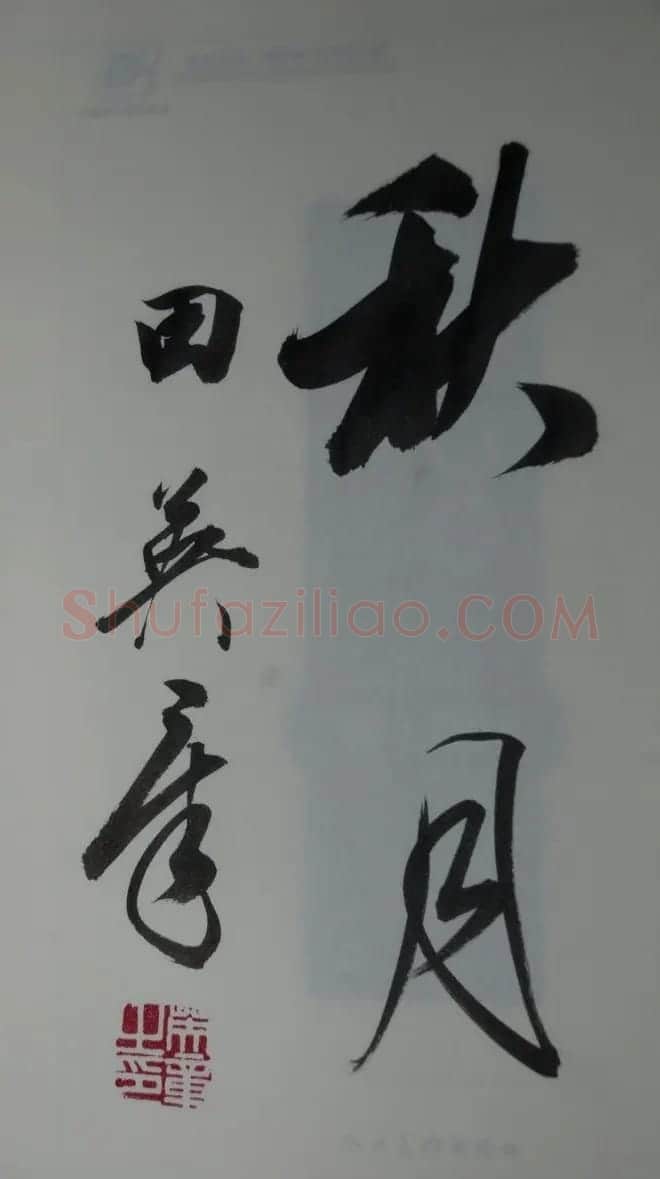 田英章书法2字作品欣赏第三辑 | 书法名家作品鉴赏