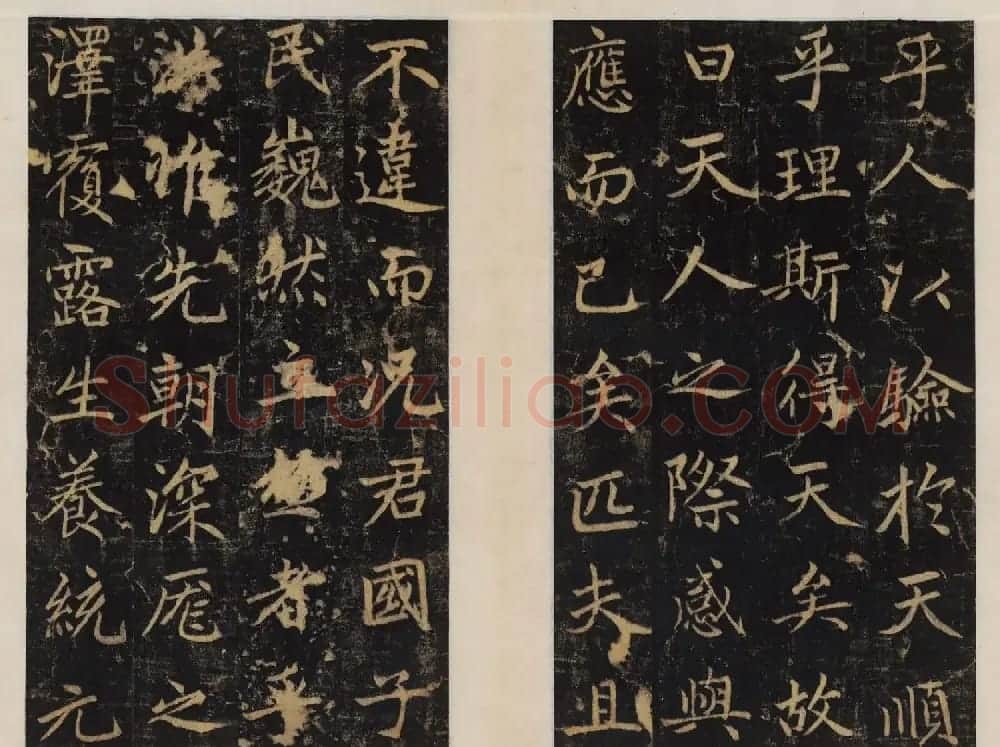赵孟頫行楷书帖《大元敕藏御服之碑》两种 | 书法名家作品欣赏
