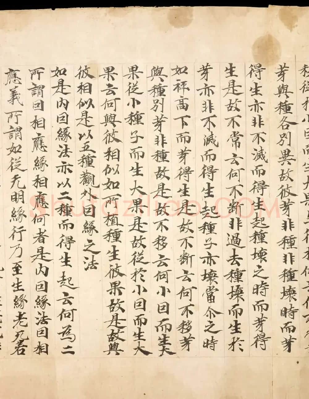 敦煌墨迹《佛说大乘稻秆经》 | 敦煌写经欣赏