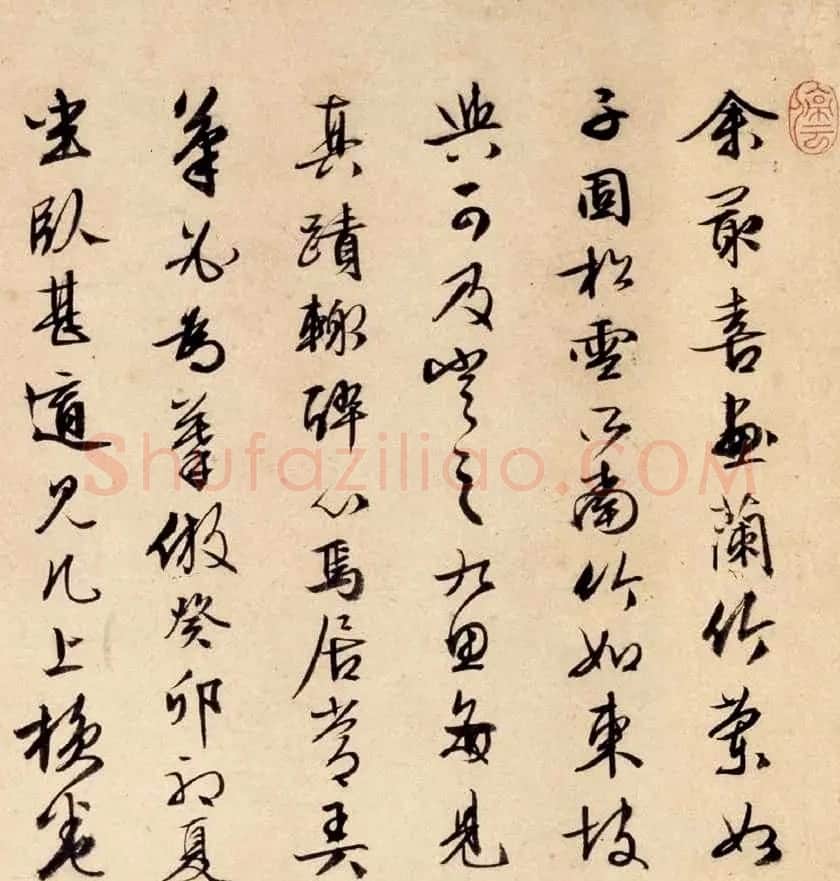 明代书坛泰山北斗文徵明行书自题兰竹图卷 | 名家书法作品精选
