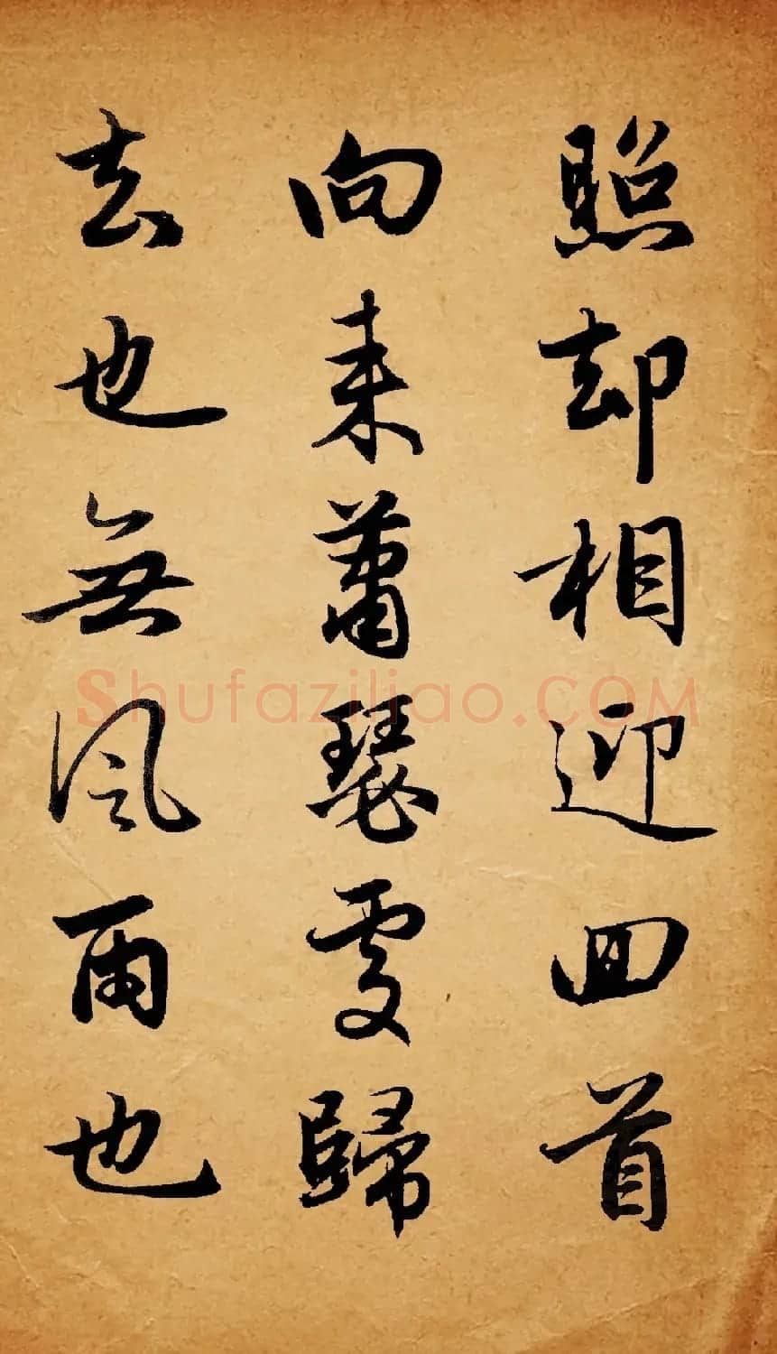 赵孟頫行书集字《定风波+苏幕遮》 | 名家书法作品精选