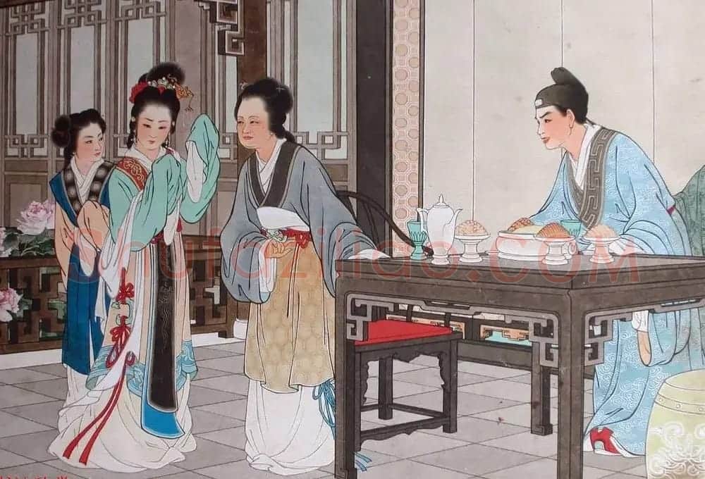王叔晖绘画作品图册欣赏《西厢记》 | 传世书法作品赏析